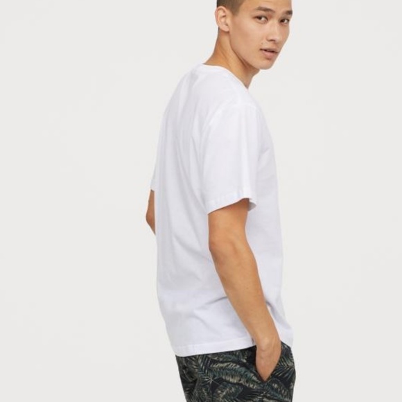 H&M Divided 'easy days' graphic tee white short sleeve Med - Picture 2 of 6